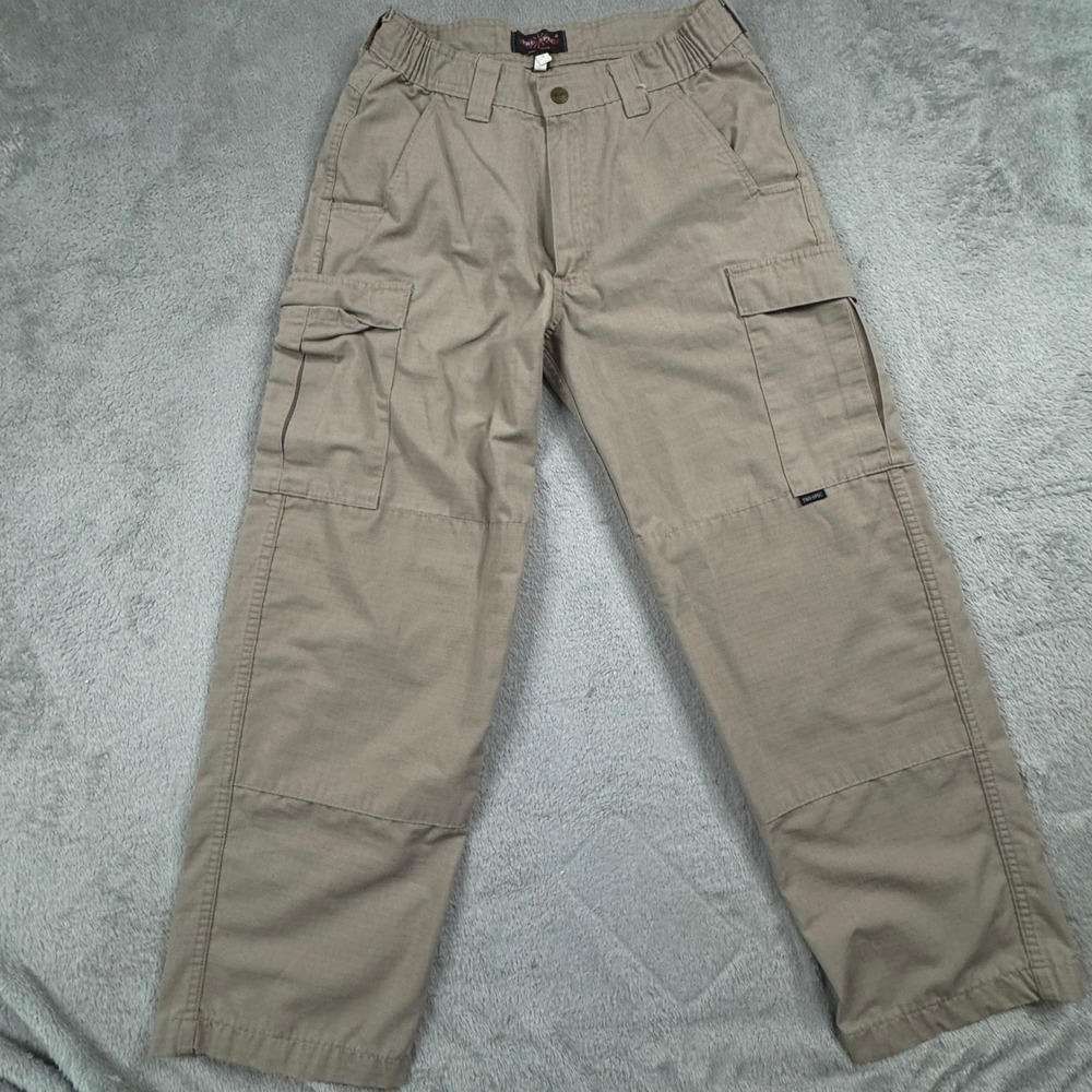 TRU-SPEC Cargo Pants Mens Tag Size 32x30‎ Tan Ripstop 24-7 Series Tactical EUC!
